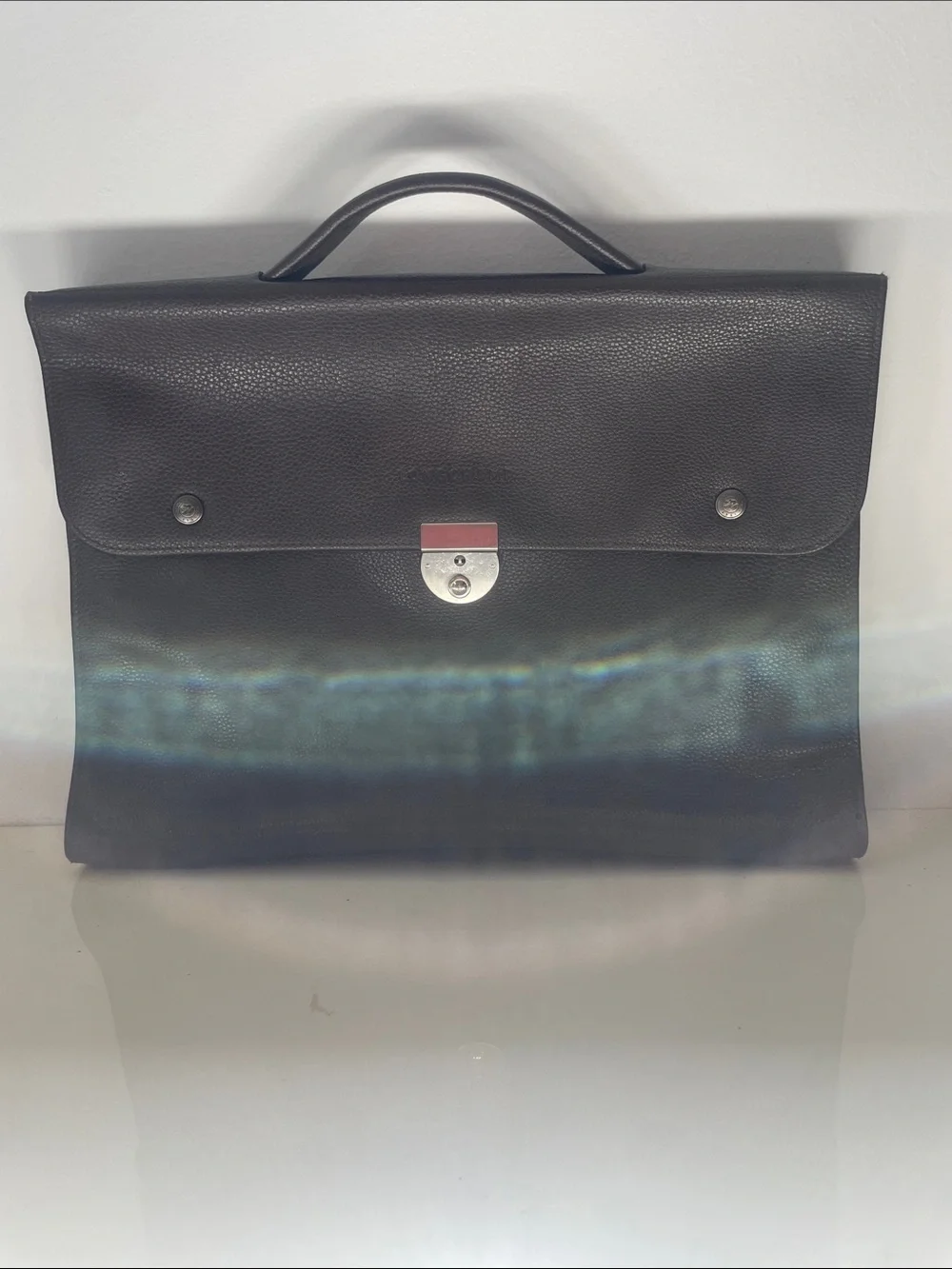 Longchamp le Foulonne brown leather bag - Porte Documents marrón homes femmes